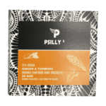 Psilly - Dark Chocolate Bar - Ginger & Turmeric | Shrooms Canada