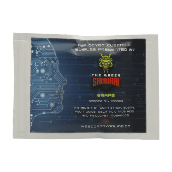 The Green Samurai - Shroom Gummies - Grape - 3g | Shrooms Canada