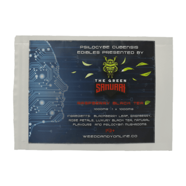 The Green Samurai - Raspberry Black Tea - 1000mg | Shrooms Canada