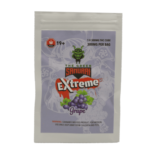 Green Samurai Extreme - Grape Gummy 300mg THC | Shrooms Canada