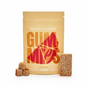 Euphoria Psychedelics – Orange Gummy 1000mg | Shrooms Canada