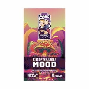 Super Magic Mushroom Bro’s - King of the Jungle MOOD - 400MG Capsules | Shrooms Canada